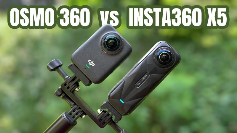 Comparaison entre DJI Osmo 360 et Insta360 X5 : Quel drone choisir pour vos prises de vue à 360 degrés ?