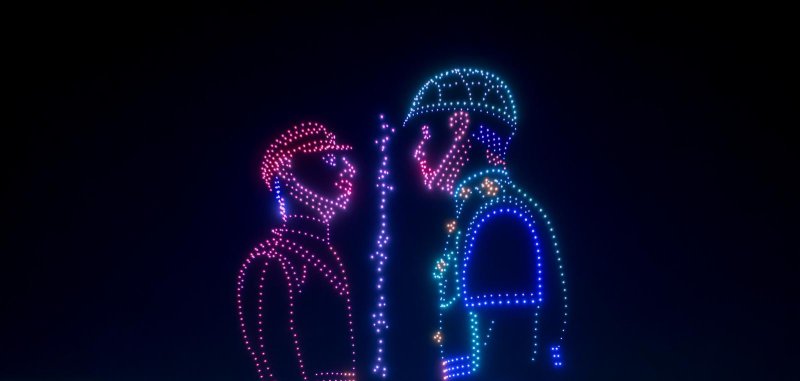 Corée du Sud célèbre sa Libération avec un spectacle impressionnant de drones