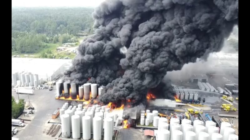 Évacuation à Roseland : Répercussions Vues depuis un Drone