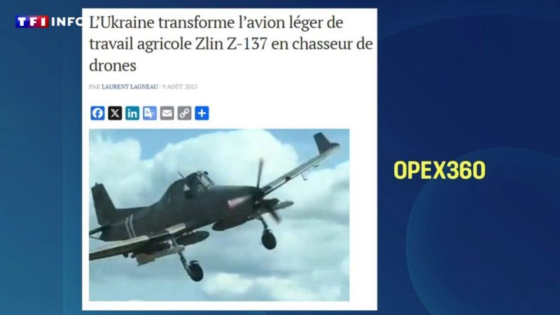 L&rsquo;Ukraine réinvente l&rsquo;usage d&rsquo;un avion agricole pour contrer les drones russes