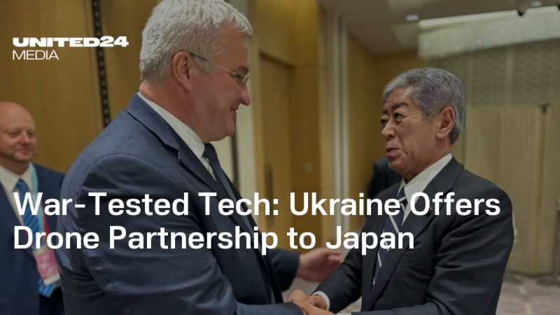 Ukraine propose un partenariat dans le domaine des drones à le Japon