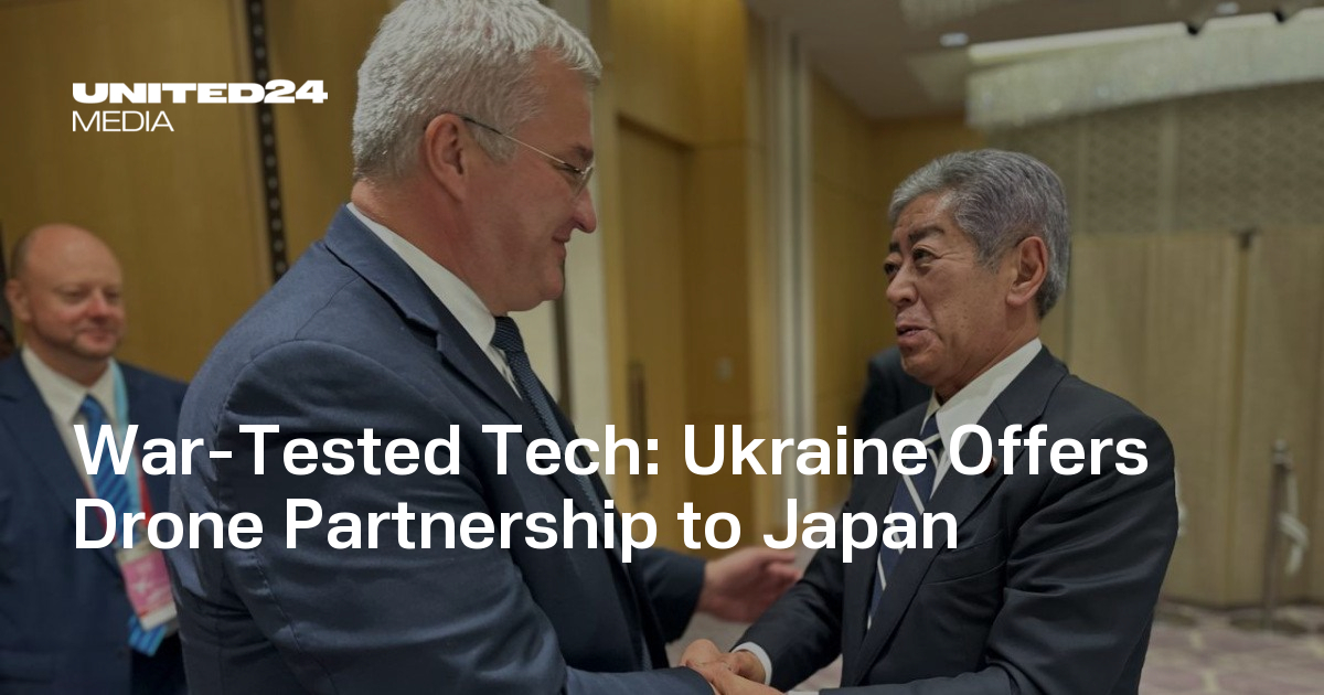 Ukraine propose un partenariat dans le domaine des drones à le Japon