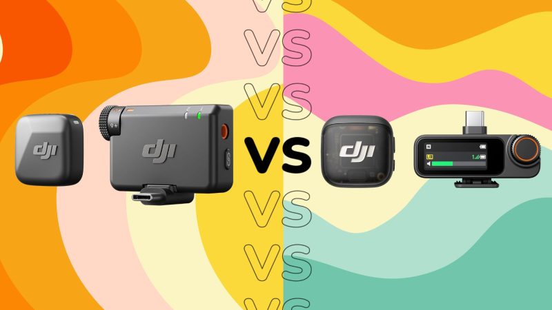 Comparaison entre le DJI Mic Mini et le DJI Mic 3 : Lequel choisir ?