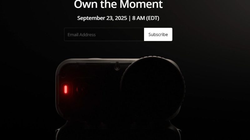 DJI Osmo Nano : Date de lancement révélée pour le dernier stabilisateur