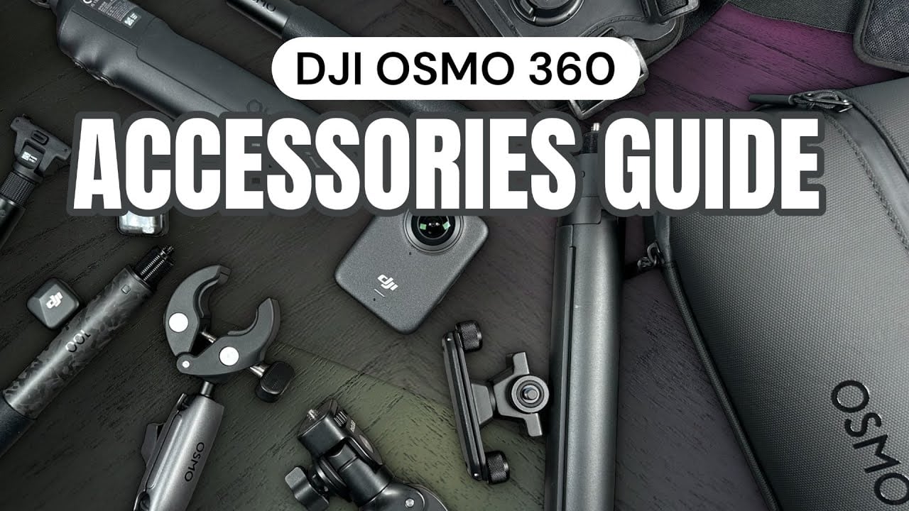 Découvrez les meilleurs accessoires et supports pour le DJI Osmo 360
