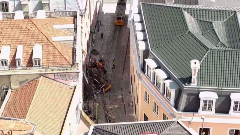 Images de Drone : Tragédie du Funiculaire de Lisbonne