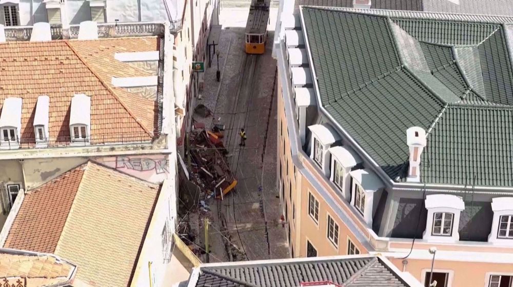 Images de Drone : Tragédie du Funiculaire de Lisbonne
