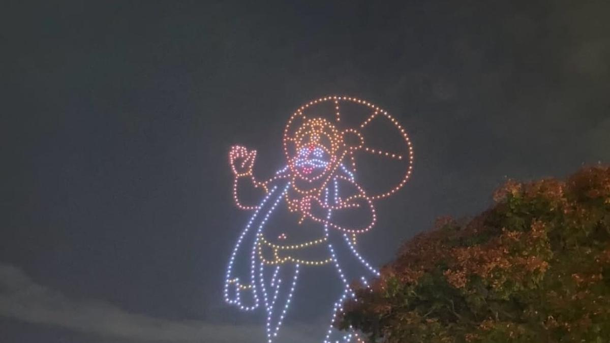 #Inde : Un spectacle de drones époustouflant illumine le stade de l&rsquo;université