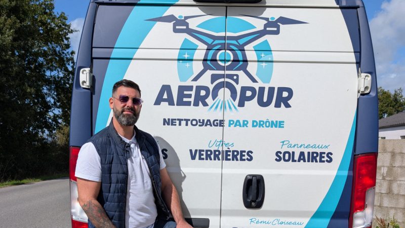 Innovation en Vendée : un drone pour nettoyer les façades et toitures