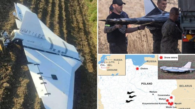 Intrusion de drones russes abattus à l&rsquo;intérieur du territoire polonais