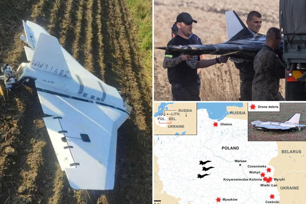 Intrusion de drones russes abattus à l&rsquo;intérieur du territoire polonais