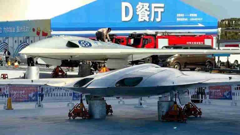La Chine dévoile un nouveau drone furtif en forme d&rsquo;aile volante
