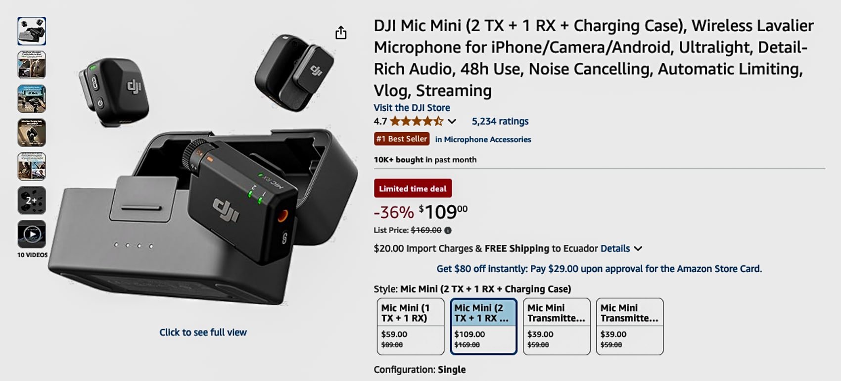 Le DJI Mic Mini à 109$ sur Amazon : Un Achat Incontournable pour les Amateurs de Drones