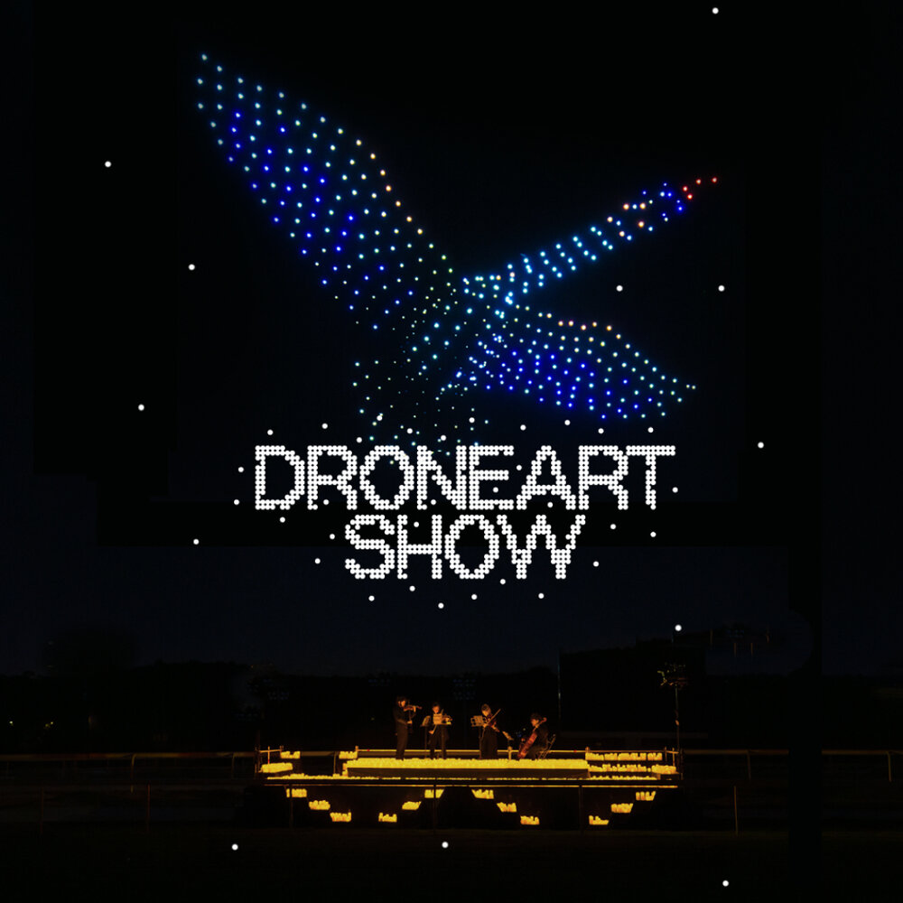 Le DroneArt Show illumine le Rose Bowl Stadium