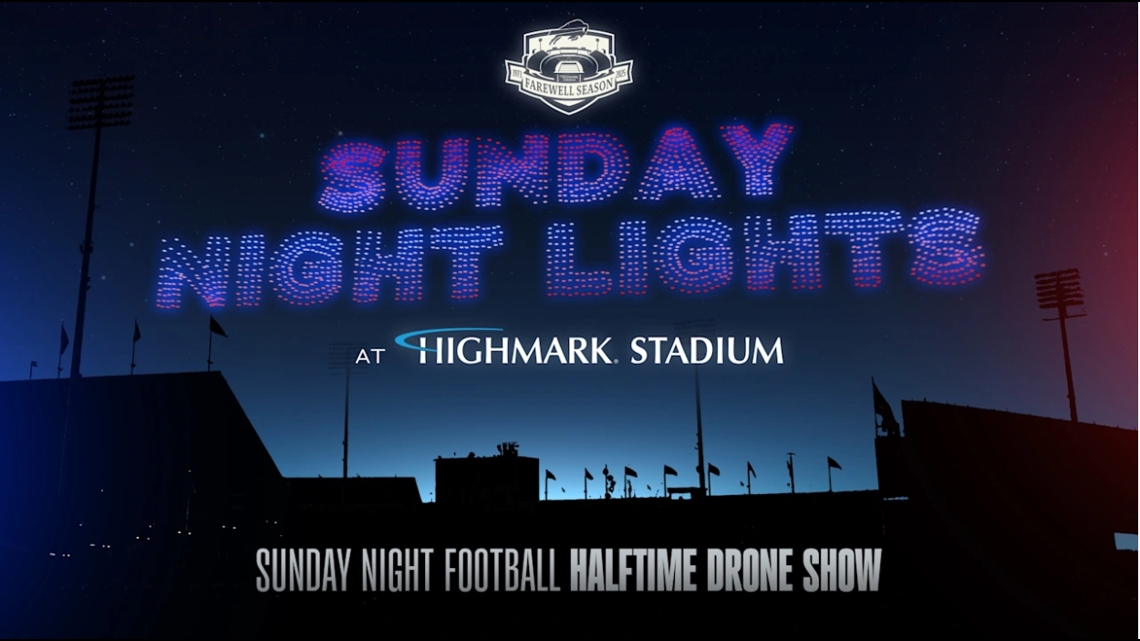 Les Bills de Buffalo illuminent le ciel avec un spectacle de drones