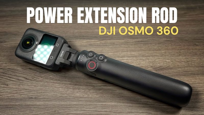 Nouvelle extension de batterie pour le DJI Osmo 360 : plus d&rsquo;autonomie pour vos créations