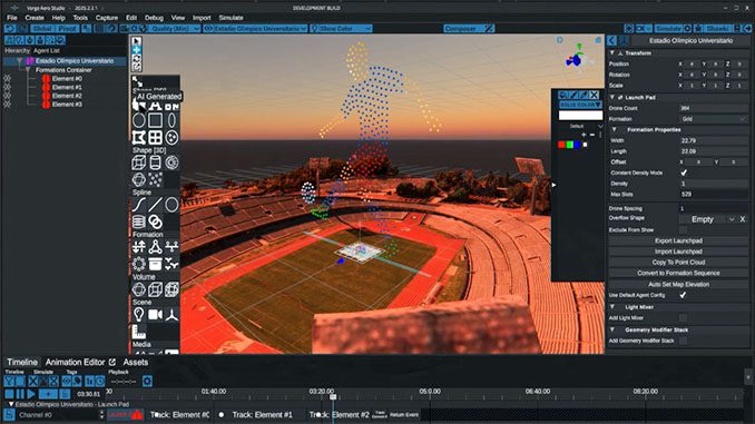 Révolution dans la conception de spectacles de drones grâce à l&rsquo;intelligence artificielle