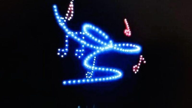 Saint-Georges-de-Didonne illumine le ciel avec 300 drones