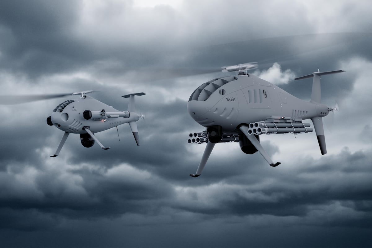 Schiebel présente de nouveaux drones hélicoptères armés