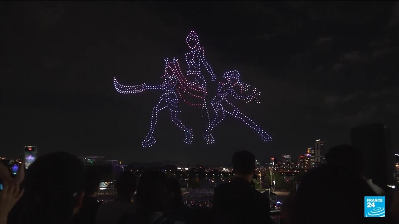 Spectacle de drones à Séoul : Quand la technologie rencontre K-Pop et chasseurs de démons