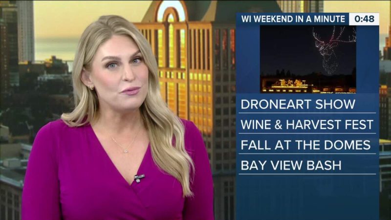 Spectacle lumineux : 500 drones illuminent le ciel du Wisconsin