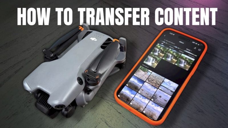 Transférer facilement vos contenus depuis le DJI Mini 5 Pro