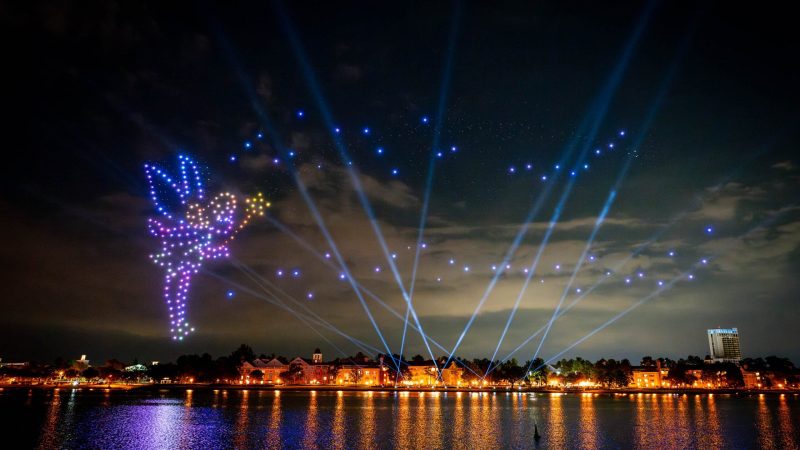 Un retour lumineux à Disney Springs ? Le possible retour du spectacle de drones