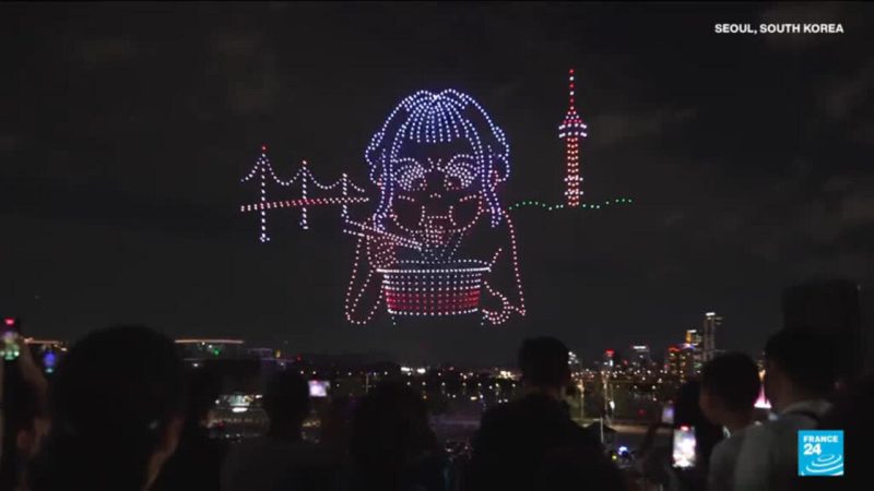 Un spectacle de drones sur le thème des chasseurs de démons émerveille en Corée du Sud