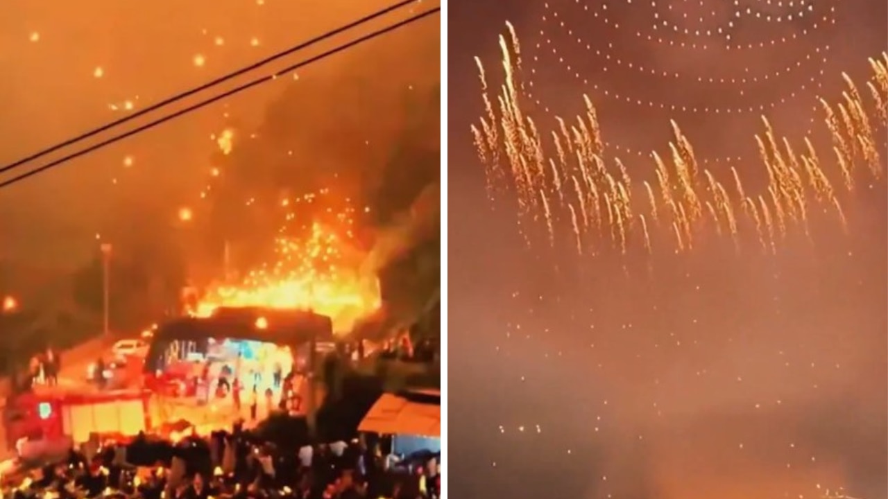 Chaos lors d&rsquo;un spectacle : Des drones en feu tombent sur une foule