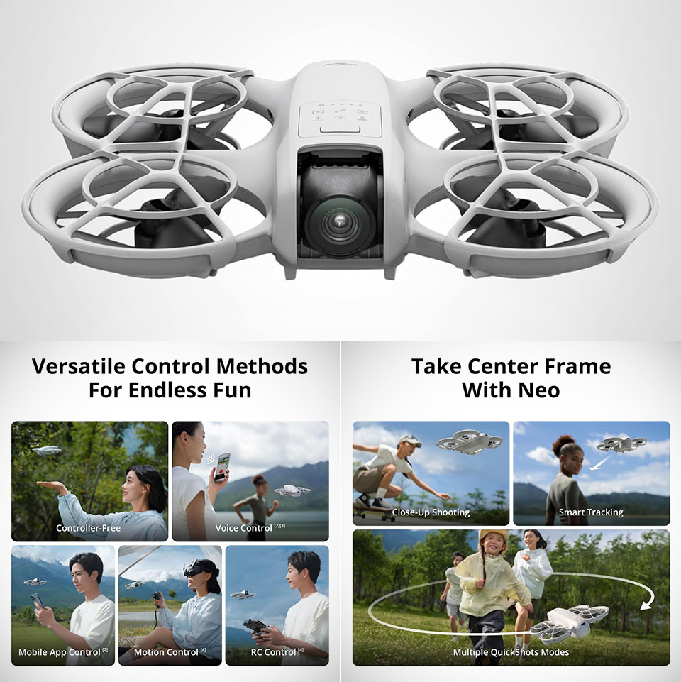 DJI lance le Mini Drone Neo 4K : Une Révolution Compacte et Puissante