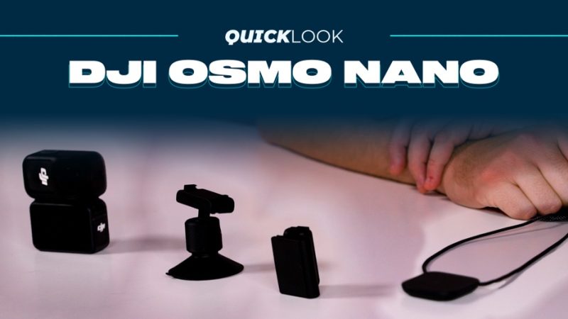 Découverte du DJI Osmo Nano : Un concentré de puissance dans un format poche