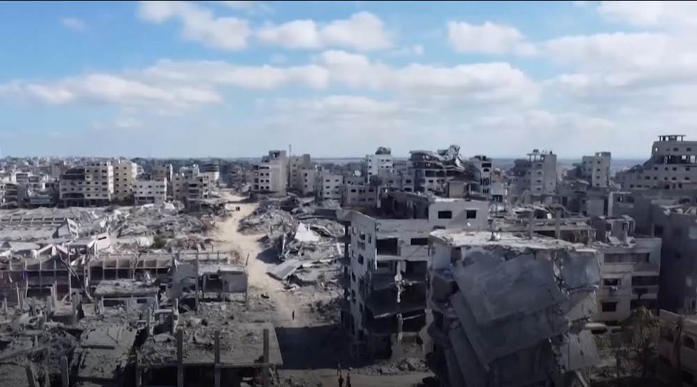 Destruction et déplacement à Gaza révélés par des images de drone