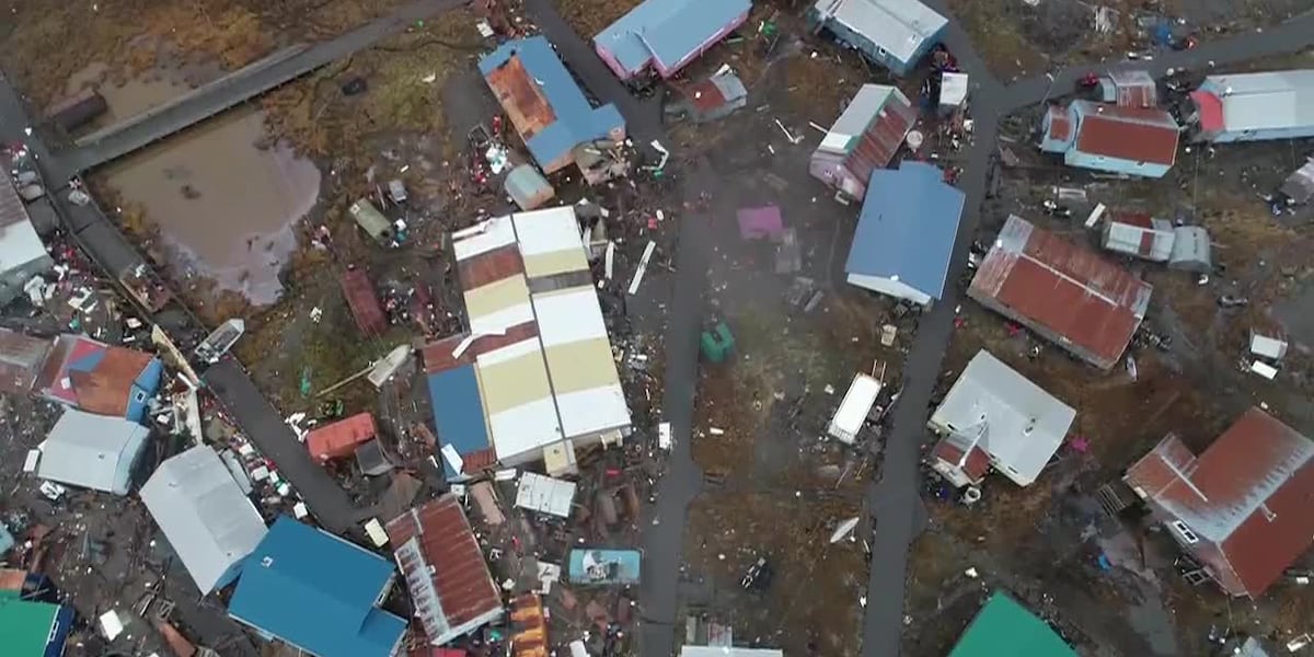 #États-Unis : Nouvelles images par drone de Kipnuk – Dégâts sur la toundra et habitations isolées