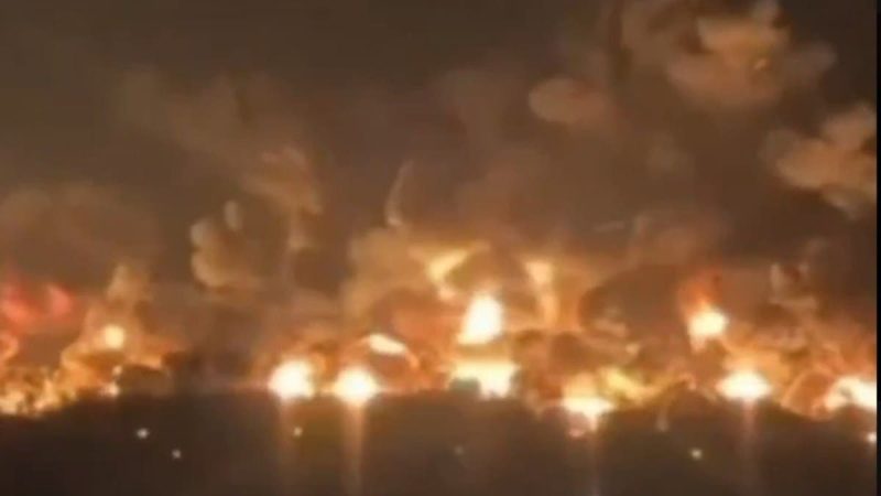 Explosion majeure dans un dépôt de carburant en Crimée