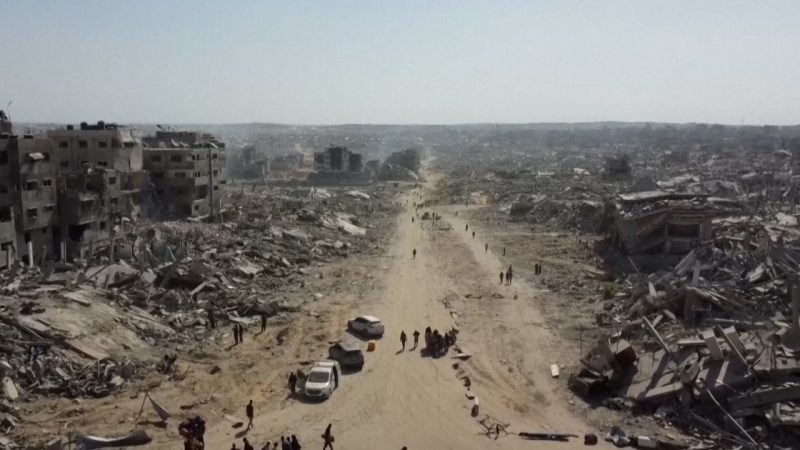 Images aériennes : étendue des destructions à Gaza