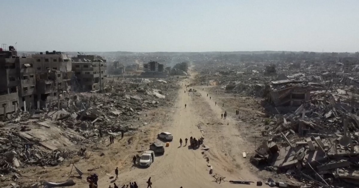 Images aériennes : étendue des destructions à Gaza