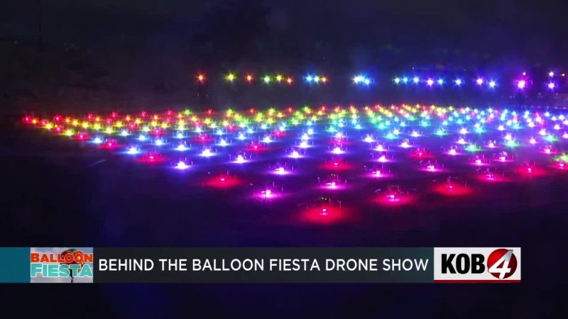 Les coulisses du spectacle de drones à la Fiesta des Ballons
