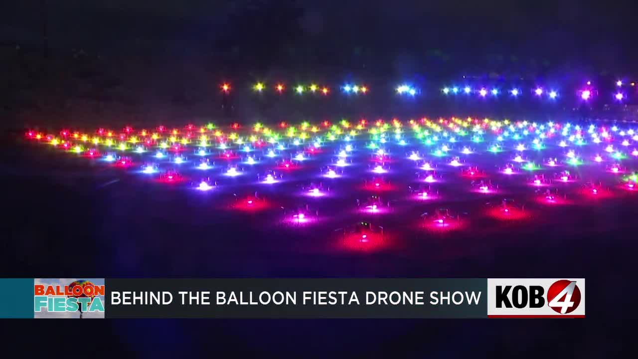 Les coulisses du spectacle de drones à la Fiesta des Ballons