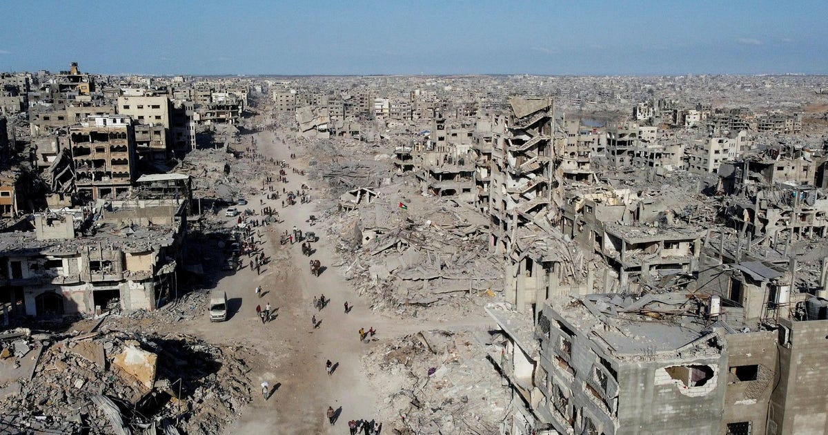 Les récentes images de drone révèlent l&rsquo;ampleur des dommages à Gaza suite au cessez-le-feu