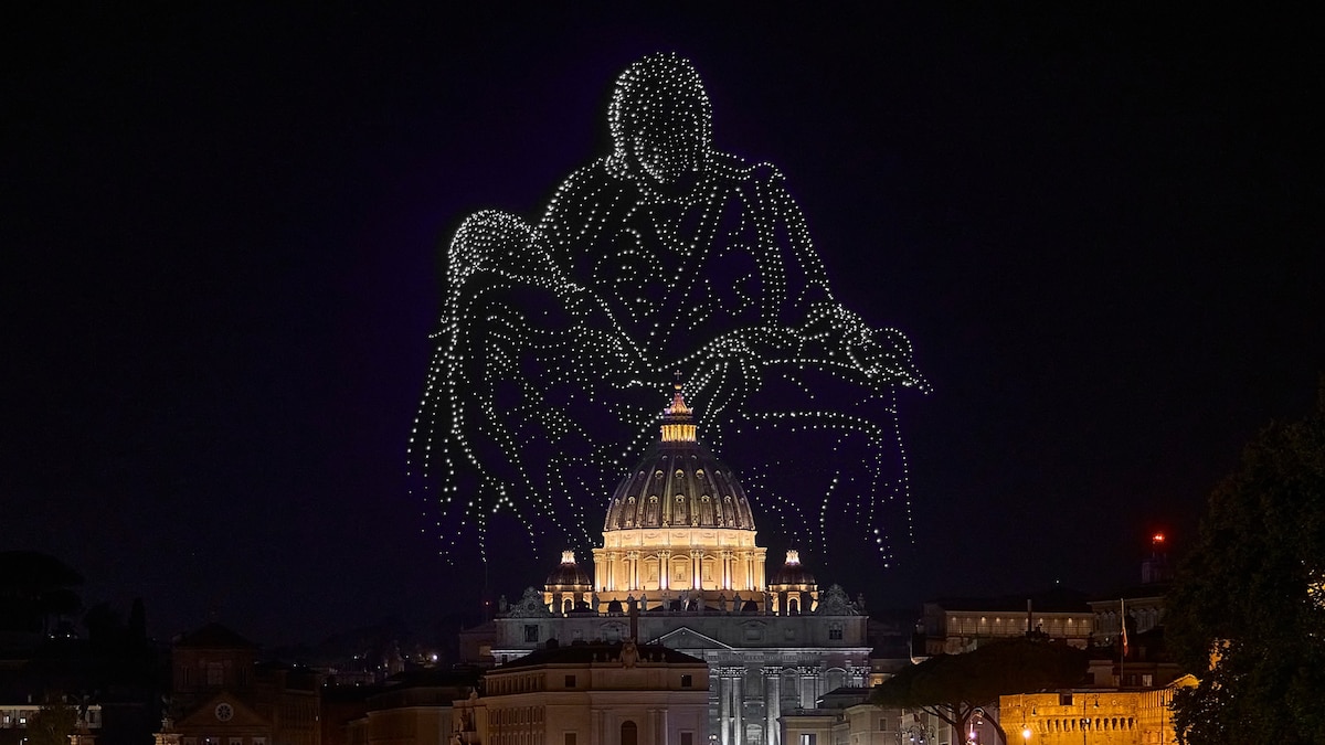 Spectacle de Drones au Vatican pour le Jubilé de l&rsquo;année 2025