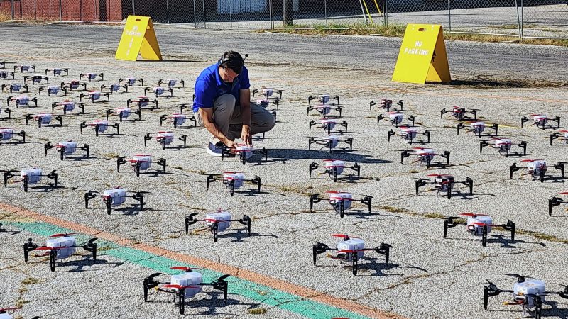 Spectacle de drones pour le bicentenaire de Jacksonville