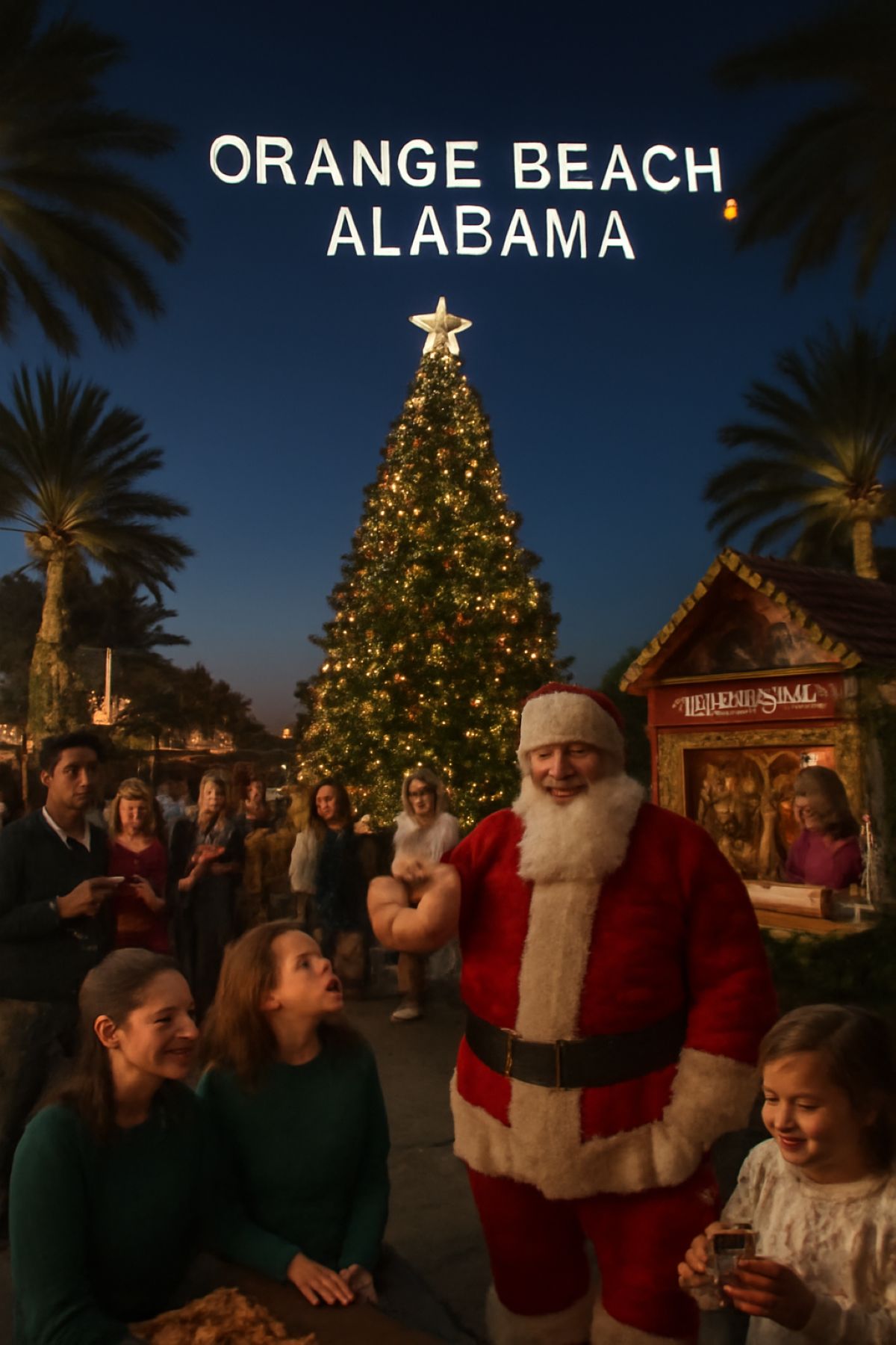 Un spectacle de drones illumine Noël à Orange Beach