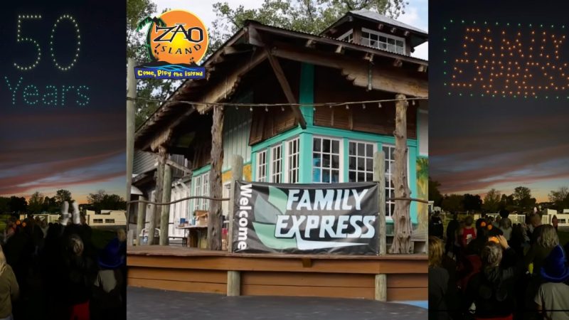 Zao Islands célèbre son partenariat avec Family Express par un spectacle de drones