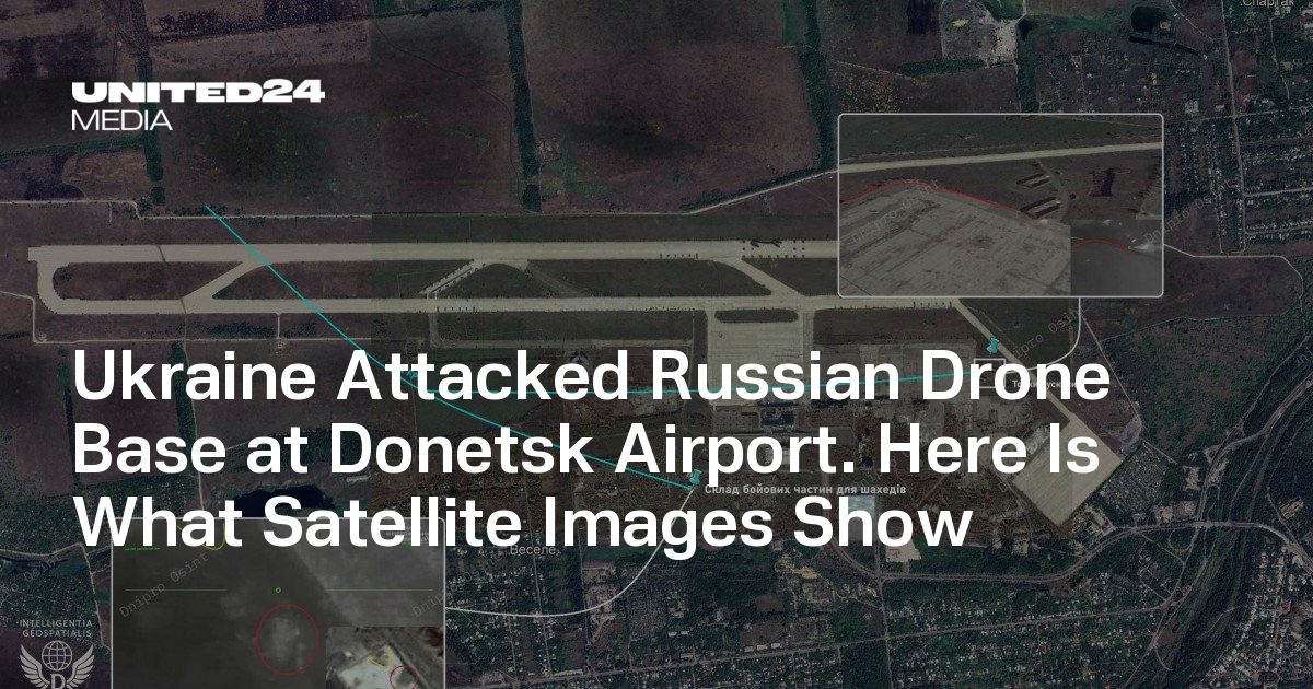 Attaque de la base de drones russe à l&rsquo;aéroport de Donetsk