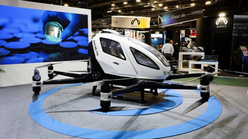 #Chine Les taxis volants : Préparation au décollage imminent