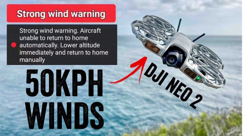 DJI Neo 2 face aux vents violents : Un petit drone qui tient la route !