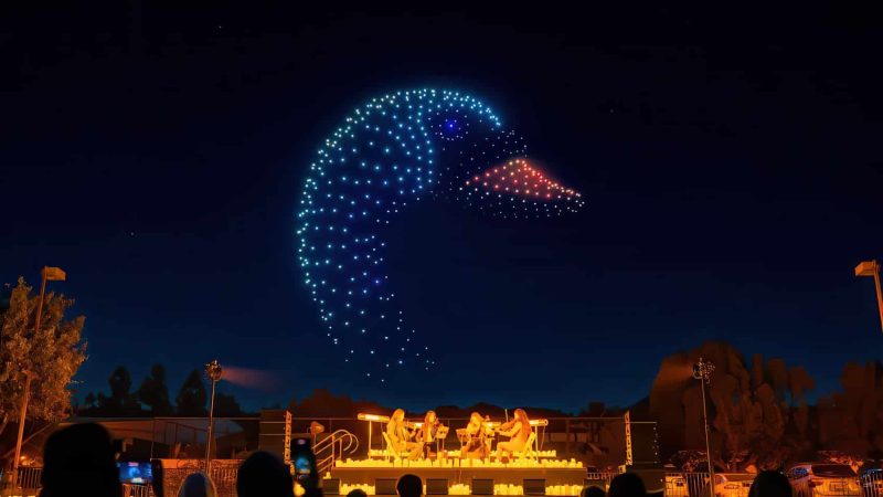 #États-Unis Spectacle lumineux de drones à Chula Vista