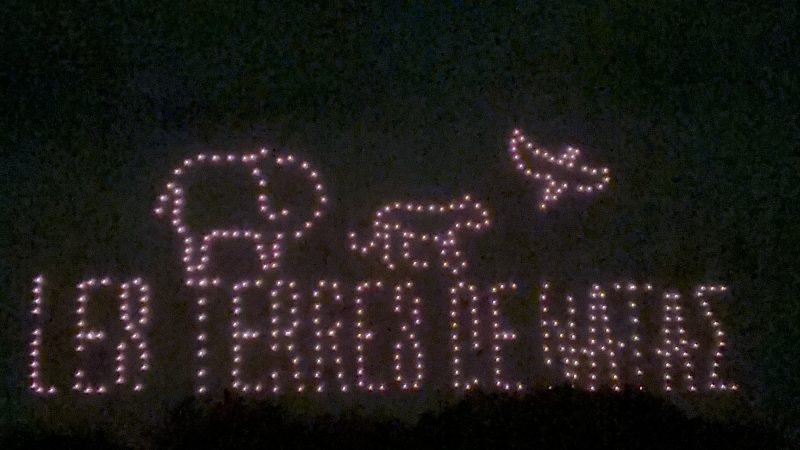 500 drones aux  Terres de Nataé dans le Morbihan