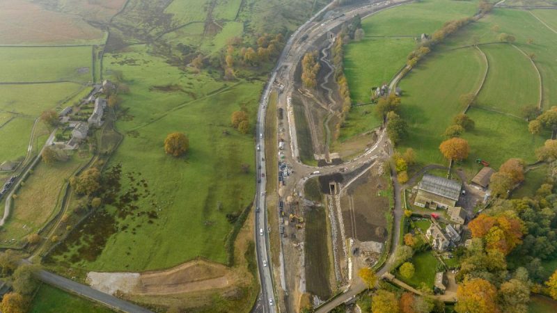 Le Chantier de Kex Gill Immortalisé par les Drones