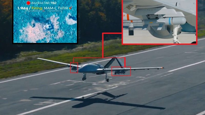 Le drone TB3 de Baykar démontre une précision impressionnante lors des tests de munitions guidées intelligentes MAM-L